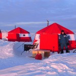Communications tent. Catlin Arctic Survey.